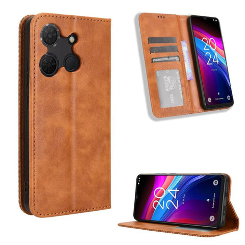 Magnetic Buckle Retro Texture Leather Phone Case, For TCL K70 NxtPaper 5G, For TCL K70 5G / K70 XE, For TCL K70 SE T453D, For TCL K70 4G / K70 Power 4G, For TCL NxtPaper 70 Pro 5G, For TCL K32 5G / K33 5G, For TCL NxtPaper 60 Ultra 5G                  ...