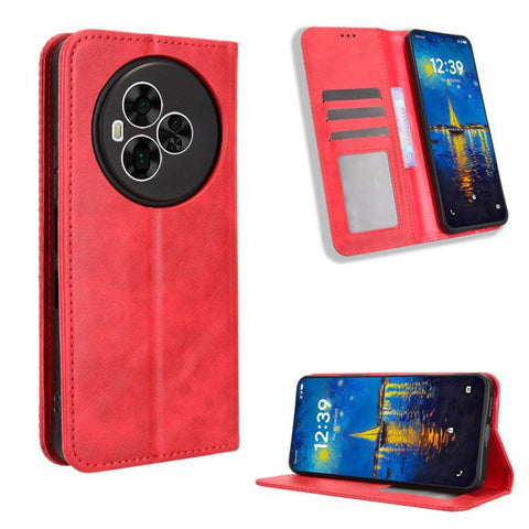 Magnetic Buckle Retro Texture Leather Phone Case, For TCL K70 NxtPaper 5G, For TCL K70 5G / K70 XE, For TCL K70 SE T453D, For TCL K70 4G / K70 Power 4G, For TCL NxtPaper 70 Pro 5G, For TCL K32 5G / K33 5G, For TCL NxtPaper 60 Ultra 5G                  ...