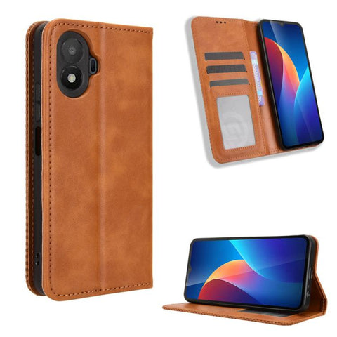 Magnetic Buckle Retro Texture Leather Phone Case, For TCL K70 NxtPaper 5G, For TCL K70 5G / K70 XE, For TCL K70 SE T453D, For TCL K70 4G / K70 Power 4G, For TCL NxtPaper 70 Pro 5G, For TCL K32 5G / K33 5G, For TCL NxtPaper 60 Ultra 5G                  ...