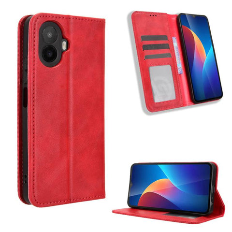 Magnetic Buckle Retro Texture Leather Phone Case, For TCL K70 NxtPaper 5G, For TCL K70 5G / K70 XE, For TCL K70 SE T453D, For TCL K70 4G / K70 Power 4G, For TCL NxtPaper 70 Pro 5G, For TCL K32 5G / K33 5G, For TCL NxtPaper 60 Ultra 5G                  ...