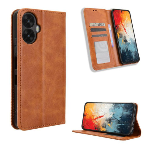Magnetic Buckle Retro Texture Leather Phone Case, For TCL K70 NxtPaper 5G, For TCL K70 5G / K70 XE, For TCL K70 SE T453D, For TCL K70 4G / K70 Power 4G, For TCL NxtPaper 70 Pro 5G, For TCL K32 5G / K33 5G, For TCL NxtPaper 60 Ultra 5G                  ...
