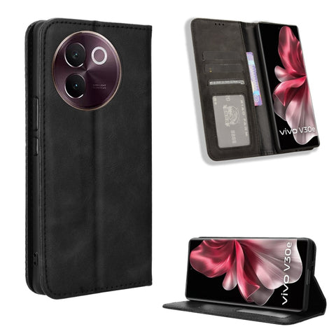 Magnetic Buckle Retro Texture Leather Phone Case, For vivo T3 Pro 5G / iQOO Z9S Pro 5G, For vivo V30e 5G / V40 Lite 5G, For vivo Y58 5G, For vivo S19 Pro 5G / V40 5G, For vivo S19 5G, For vivo Y28 4G, For vivo X100 Ultra 5G, For vivo Y38 5G / Y200i 5G ...