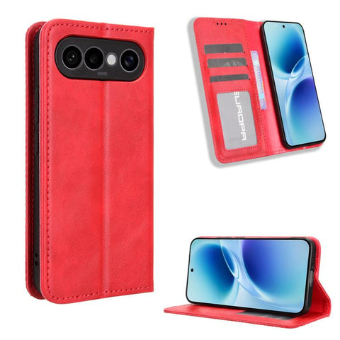 Magnetic Buckle Retro Texture Leather Phone Case, For vivo V80 Lite / iQOO Z11S 5G, For vivo S2 5G / V80 Lite IN/PK, For vivo T5e 4G, For vivo X300 E 5G, For vivo S50 Pro mini / X300 FE 5G Russia, For vivo Y600 Pro 5G, For vivo T5 Pro 5G / iQOO Z11 5G ...