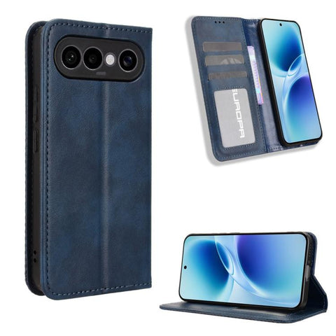 Magnetic Buckle Retro Texture Leather Phone Case, For vivo V80 Lite / iQOO Z11S 5G, For vivo S2 5G / V80 Lite IN/PK, For vivo T5e 4G, For vivo X300 E 5G, For vivo S50 Pro mini / X300 FE 5G Russia, For vivo Y600 Pro 5G, For vivo T5 Pro 5G / iQOO Z11 5G ...