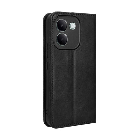 Magnetic Buckle Retro Texture Leather Phone Case, For vivo V80 Lite / iQOO Z11S 5G, For vivo S2 5G / V80 Lite IN/PK, For vivo T5e 4G, For vivo X300 E 5G, For vivo S50 Pro mini / X300 FE 5G Russia, For vivo Y600 Pro 5G, For vivo T5 Pro 5G / iQOO Z11 5G ...