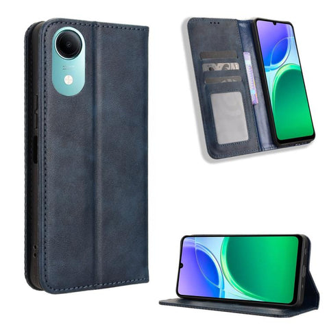 Magnetic Buckle Retro Texture Leather Phone Case, For vivo V80 Lite / iQOO Z11S 5G, For vivo S2 5G / V80 Lite IN/PK, For vivo T5e 4G, For vivo X300 E 5G, For vivo S50 Pro mini / X300 FE 5G Russia, For vivo Y600 Pro 5G, For vivo T5 Pro 5G / iQOO Z11 5G ...