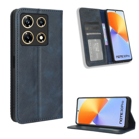 Magnetic Buckle Retro Texture Leather Phone Case, For Infinix GT 10 Pro, For Infinix Hot 30 5G X6832, For Infinix Smart 7 Plus, For Infinix Note 30 5G, For Infinix Smart 7 HD X6516, For Infinix Note 30i, For Infinix Note 30 Pro, For Infinix Note 30 4G ...