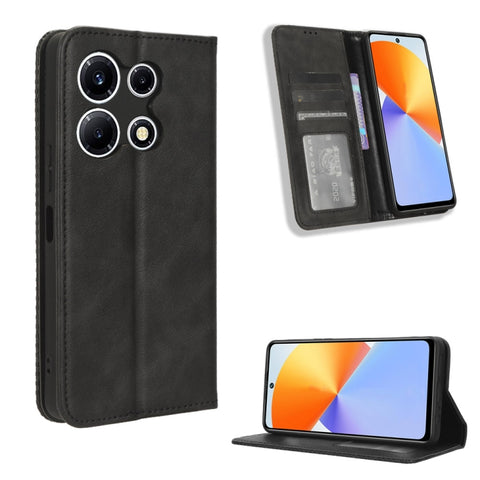 Magnetic Buckle Retro Texture Leather Phone Case, For Infinix GT 10 Pro, For Infinix Hot 30 5G X6832, For Infinix Smart 7 Plus, For Infinix Note 30 5G, For Infinix Smart 7 HD X6516, For Infinix Note 30i, For Infinix Note 30 Pro, For Infinix Note 30 4G ...