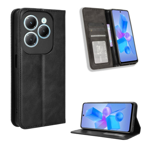 Magnetic Buckle Retro Texture Leather Phone Case, For Infinix Zero 40 4G, For Infinix Note 40X 5G X6838, For Infinix Note 40 5G X6852, For Infinix GT 20 Pro 5G X6871, For Infinix Note 40 Pro 4G, For Infinix Note 40 Pro 5G, For Infinix Note 40 4G       ...