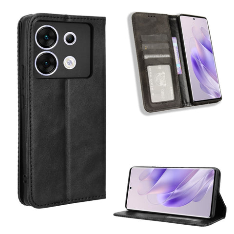 Magnetic Buckle Retro Texture Leather Phone Case, For Infinix Zero 40 4G, For Infinix Note 40X 5G X6838, For Infinix Note 40 5G X6852, For Infinix GT 20 Pro 5G X6871, For Infinix Note 40 Pro 4G, For Infinix Note 40 Pro 5G, For Infinix Note 40 4G       ...