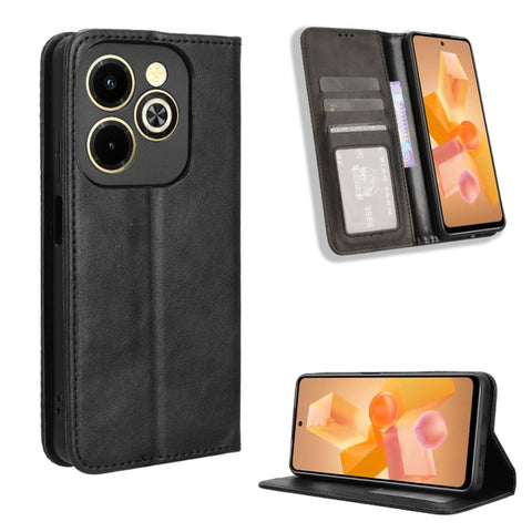 Magnetic Buckle Retro Texture Leather Phone Case, For Infinix Zero 40 4G, For Infinix Note 40X 5G X6838, For Infinix Note 40 5G X6852, For Infinix GT 20 Pro 5G X6871, For Infinix Note 40 Pro 4G, For Infinix Note 40 Pro 5G, For Infinix Note 40 4G       ...