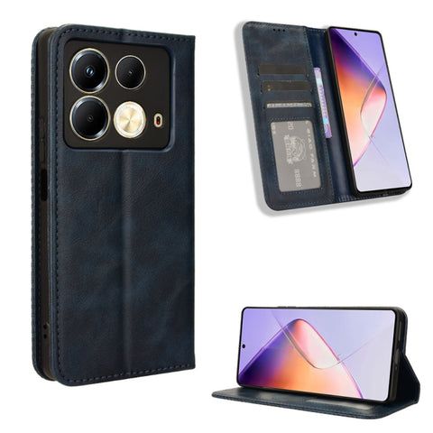 Magnetic Buckle Retro Texture Leather Phone Case, For Infinix Zero 40 4G, For Infinix Note 40X 5G X6838, For Infinix Note 40 5G X6852, For Infinix GT 20 Pro 5G X6871, For Infinix Note 40 Pro 4G, For Infinix Note 40 Pro 5G, For Infinix Note 40 4G       ...
