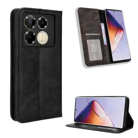 Magnetic Buckle Retro Texture Leather Phone Case, For Infinix Zero 40 4G, For Infinix Note 40X 5G X6838, For Infinix Note 40 5G X6852, For Infinix GT 20 Pro 5G X6871, For Infinix Note 40 Pro 4G, For Infinix Note 40 Pro 5G, For Infinix Note 40 4G       ...