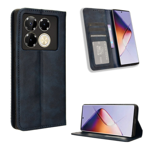Magnetic Buckle Retro Texture Leather Phone Case, For Infinix Zero 40 4G, For Infinix Note 40X 5G X6838, For Infinix Note 40 5G X6852, For Infinix GT 20 Pro 5G X6871, For Infinix Note 40 Pro 4G, For Infinix Note 40 Pro 5G, For Infinix Note 40 4G       ...