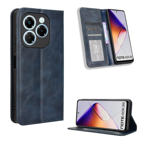 Magnetic Buckle Retro Texture Leather Phone Case, For Infinix Zero 40 4G, For Infinix Note 40X 5G X6838, For Infinix Note 40 5G X6852, For Infinix GT 20 Pro 5G X6871, For Infinix Note 40 Pro 4G, For Infinix Note 40 Pro 5G, For Infinix Note 40 4G       ...