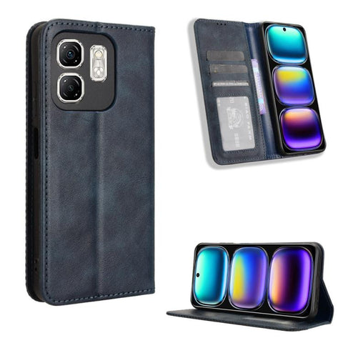 Magnetic Buckle Retro Texture Leather Phone Case, For Infinix Smart 10 / Tecno Pop 10 4G, For Infinix GT 30 Pro 5G, For Infinix Note 50s 5G, For Infinix Note 50x 5G, For Infinix Note 50 Pro+, For Infinix Note 50 4G / Note 50 Pro 4G                     ...