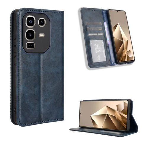 Magnetic Buckle Retro Texture Leather Phone Case, For Infinix Smart 10 / Tecno Pop 10 4G, For Infinix GT 30 Pro 5G, For Infinix Note 50s 5G, For Infinix Note 50x 5G, For Infinix Note 50 Pro+, For Infinix Note 50 4G / Note 50 Pro 4G                     ...