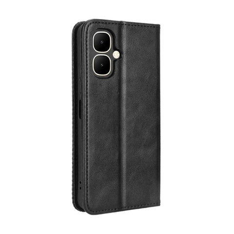 Magnetic Buckle Retro Texture Leather Phone Case, For Infinix Smart 10 / Tecno Pop 10 4G, For Infinix GT 30 Pro 5G, For Infinix Note 50s 5G, For Infinix Note 50x 5G, For Infinix Note 50 Pro+, For Infinix Note 50 4G / Note 50 Pro 4G                     ...