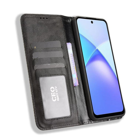 Magnetic Buckle Retro Texture Leather Phone Case, For Infinix Smart 10 / Tecno Pop 10 4G, For Infinix GT 30 Pro 5G, For Infinix Note 50s 5G, For Infinix Note 50x 5G, For Infinix Note 50 Pro+, For Infinix Note 50 4G / Note 50 Pro 4G                     ...