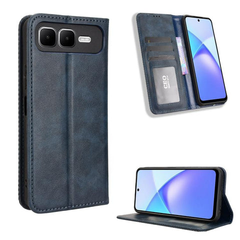 Magnetic Buckle Retro Texture Leather Phone Case, For Infinix Hot 70 Pro 5G, For Infinix GT 50 Pro 5G, For Infinix Hot 70 4G, For Infinix Note 60 Ultra 5G, For Infinix Note Edge 5G, For Infinix Smart 20 4G, For Infinix Note 60 / 60 Pro 5G              ...