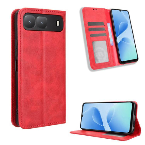 Magnetic Buckle Retro Texture Leather Phone Case, For Infinix Hot 70 Pro 5G, For Infinix GT 50 Pro 5G, For Infinix Hot 70 4G, For Infinix Note 60 Ultra 5G, For Infinix Note Edge 5G, For Infinix Smart 20 4G, For Infinix Note 60 / 60 Pro 5G              ...
