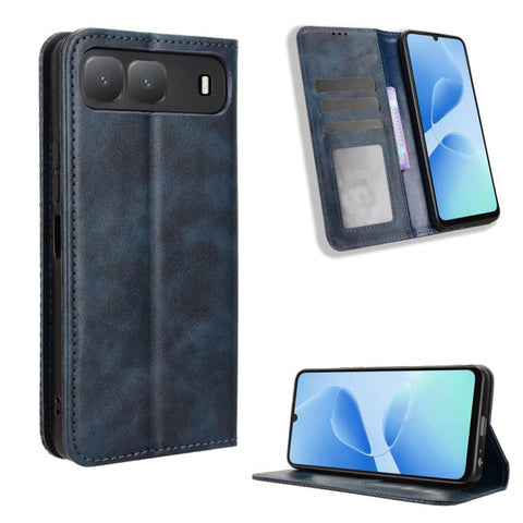 Magnetic Buckle Retro Texture Leather Phone Case, For Infinix Hot 70 Pro 5G, For Infinix GT 50 Pro 5G, For Infinix Hot 70 4G, For Infinix Note 60 Ultra 5G, For Infinix Note Edge 5G, For Infinix Smart 20 4G, For Infinix Note 60 / 60 Pro 5G              ...
