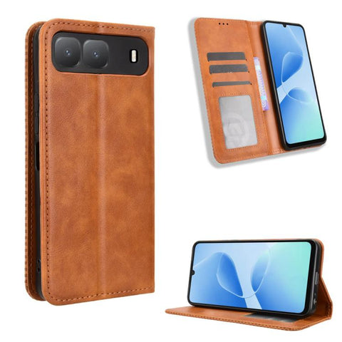 Magnetic Buckle Retro Texture Leather Phone Case, For Infinix Hot 70 Pro 5G, For Infinix GT 50 Pro 5G, For Infinix Hot 70 4G, For Infinix Note 60 Ultra 5G, For Infinix Note Edge 5G, For Infinix Smart 20 4G, For Infinix Note 60 / 60 Pro 5G              ...