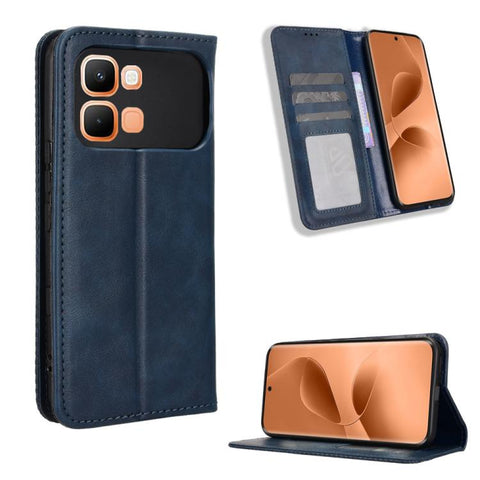 Magnetic Buckle Retro Texture Leather Phone Case, For Infinix Hot 70 Pro 5G, For Infinix GT 50 Pro 5G, For Infinix Hot 70 4G, For Infinix Note 60 Ultra 5G, For Infinix Note Edge 5G, For Infinix Smart 20 4G, For Infinix Note 60 / 60 Pro 5G              ...