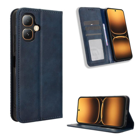 Magnetic Buckle Retro Texture Leather Phone Case, For Infinix Hot 70 Pro 5G, For Infinix GT 50 Pro 5G, For Infinix Hot 70 4G, For Infinix Note 60 Ultra 5G, For Infinix Note Edge 5G, For Infinix Smart 20 4G, For Infinix Note 60 / 60 Pro 5G              ...