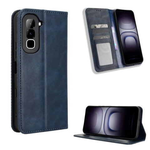 Magnetic Buckle Retro Texture Leather Phone Case, For Infinix Hot 70 Pro 5G, For Infinix GT 50 Pro 5G, For Infinix Hot 70 4G, For Infinix Note 60 Ultra 5G, For Infinix Note Edge 5G, For Infinix Smart 20 4G, For Infinix Note 60 / 60 Pro 5G              ...