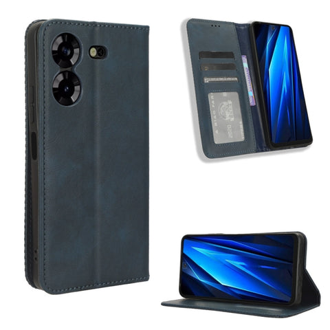 Magnetic Buckle Retro Texture Leather Phone Case, For Tecno Pova 6 Pro 5G, For Tecno Spark 20 Pro+ 4G, For Tecno Spark 20 Pro 4G, For Tecno Spark Go 2024, For Tecno Spark 20 4G, For Tecno Pova 5 Pro LH8n, For Tecno Pova Neo 3, For Tenco Pova 5 4G      ...