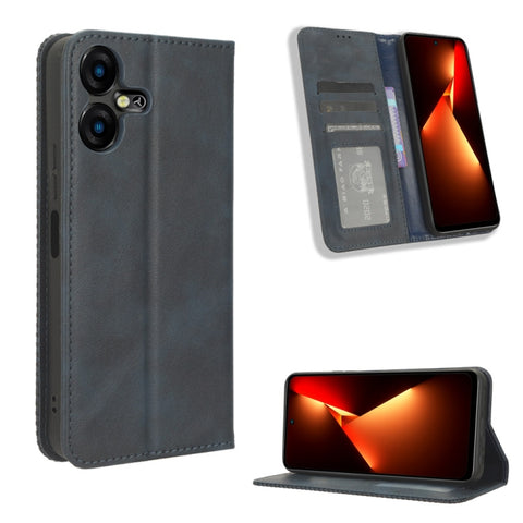 Magnetic Buckle Retro Texture Leather Phone Case, For Tecno Pova 6 Pro 5G, For Tecno Spark 20 Pro+ 4G, For Tecno Spark 20 Pro 4G, For Tecno Spark Go 2024, For Tecno Spark 20 4G, For Tecno Pova 5 Pro LH8n, For Tecno Pova Neo 3, For Tenco Pova 5 4G      ...