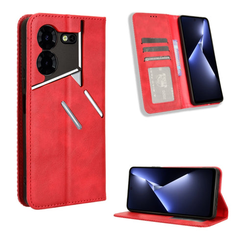 Magnetic Buckle Retro Texture Leather Phone Case, For Tecno Pova 6 Pro 5G, For Tecno Spark 20 Pro+ 4G, For Tecno Spark 20 Pro 4G, For Tecno Spark Go 2024, For Tecno Spark 20 4G, For Tecno Pova 5 Pro LH8n, For Tecno Pova Neo 3, For Tenco Pova 5 4G      ...