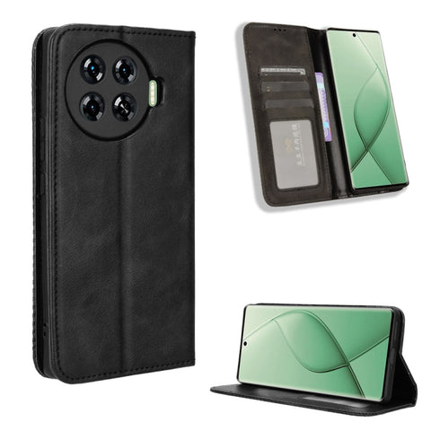 Magnetic Buckle Retro Texture Leather Phone Case, For Tecno Pova 6 Pro 5G, For Tecno Spark 20 Pro+ 4G, For Tecno Spark 20 Pro 4G, For Tecno Spark Go 2024, For Tecno Spark 20 4G, For Tecno Pova 5 Pro LH8n, For Tecno Pova Neo 3, For Tenco Pova 5 4G      ...