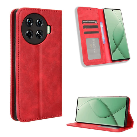 Magnetic Buckle Retro Texture Leather Phone Case, For Tecno Pova 6 Pro 5G, For Tecno Spark 20 Pro+ 4G, For Tecno Spark 20 Pro 4G, For Tecno Spark Go 2024, For Tecno Spark 20 4G, For Tecno Pova 5 Pro LH8n, For Tecno Pova Neo 3, For Tenco Pova 5 4G      ...