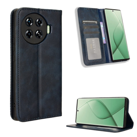 Magnetic Buckle Retro Texture Leather Phone Case, For Tecno Pova 6 Pro 5G, For Tecno Spark 20 Pro+ 4G, For Tecno Spark 20 Pro 4G, For Tecno Spark Go 2024, For Tecno Spark 20 4G, For Tecno Pova 5 Pro LH8n, For Tecno Pova Neo 3, For Tenco Pova 5 4G      ...