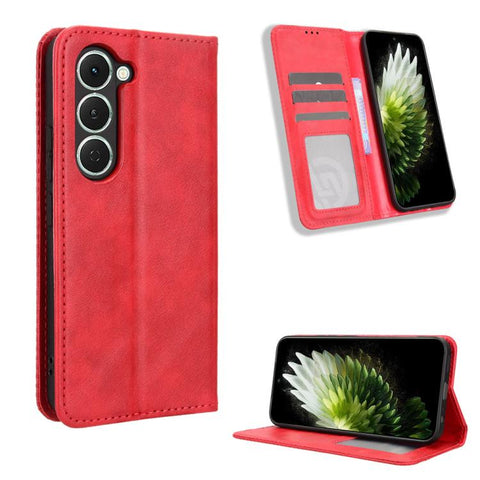 Magnetic Buckle Retro Texture Leather Phone Case, For Tecno Pova 7 Pro 5G, For Tecno Pova 7 5G, For Tecno Spark 40 Pro+ 4G, For Tecno Spark 40 Pro 4G, For Tecno Spark 40 4G, For Tecno Pova 7 Ultra 5G, For Tecno Pova 7 4G, For Tecno Spark Go 2 4G       ...