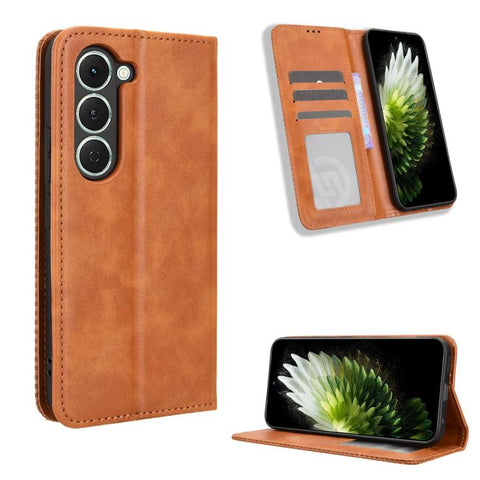 Magnetic Buckle Retro Texture Leather Phone Case, For Tecno Pova 7 Pro 5G, For Tecno Pova 7 5G, For Tecno Spark 40 Pro+ 4G, For Tecno Spark 40 Pro 4G, For Tecno Spark 40 4G, For Tecno Pova 7 Ultra 5G, For Tecno Pova 7 4G, For Tecno Spark Go 2 4G       ...