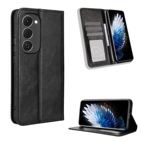Magnetic Buckle Retro Texture Leather Phone Case, For Tecno Pova 7 Pro 5G, For Tecno Pova 7 5G, For Tecno Spark 40 Pro+ 4G, For Tecno Spark 40 Pro 4G, For Tecno Spark 40 4G, For Tecno Pova 7 Ultra 5G, For Tecno Pova 7 4G, For Tecno Spark Go 2 4G       ...