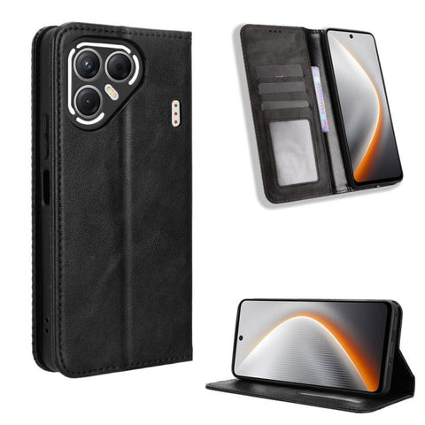 Magnetic Buckle Retro Texture Leather Phone Case, For Tecno Pova 7 Pro 5G, For Tecno Pova 7 5G, For Tecno Spark 40 Pro+ 4G, For Tecno Spark 40 Pro 4G, For Tecno Spark 40 4G, For Tecno Pova 7 Ultra 5G, For Tecno Pova 7 4G, For Tecno Spark Go 2 4G       ...