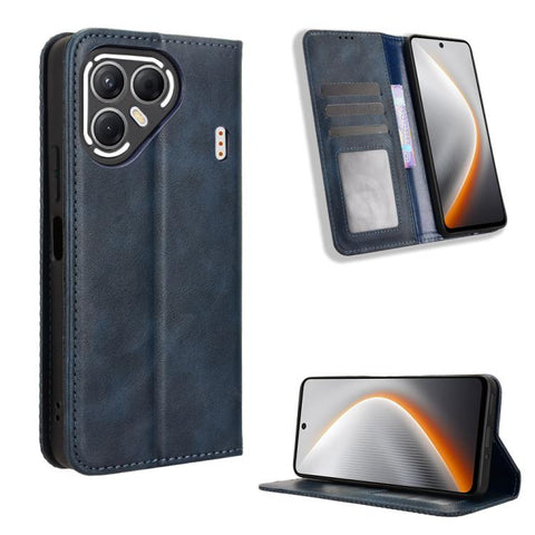 Magnetic Buckle Retro Texture Leather Phone Case, For Tecno Pova 7 Pro 5G, For Tecno Pova 7 5G, For Tecno Spark 40 Pro+ 4G, For Tecno Spark 40 Pro 4G, For Tecno Spark 40 4G, For Tecno Pova 7 Ultra 5G, For Tecno Pova 7 4G, For Tecno Spark Go 2 4G       ...