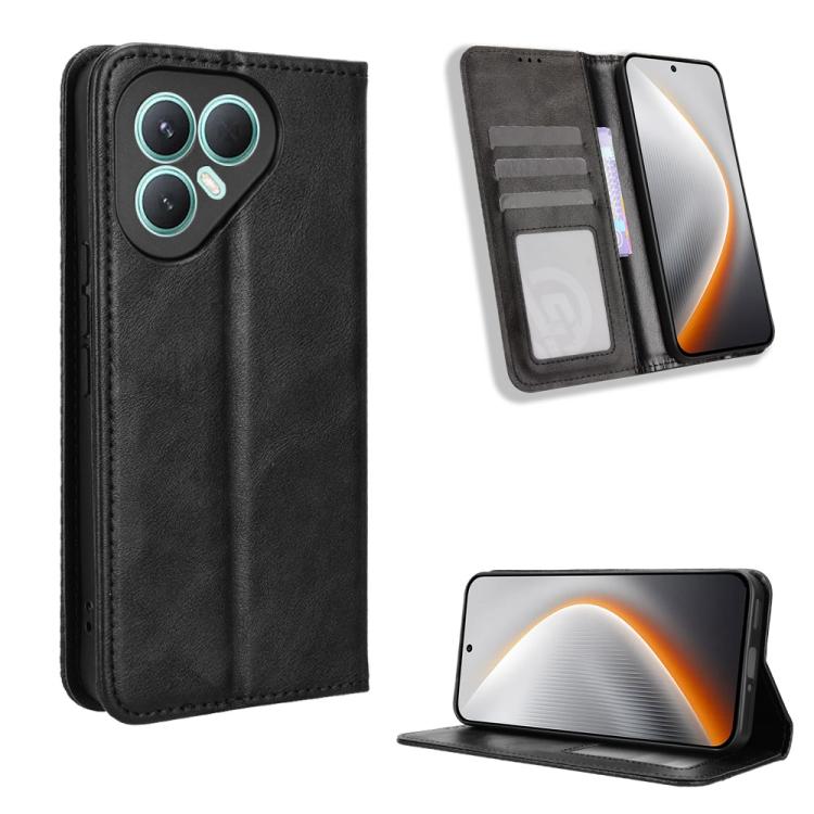 Magnetic Buckle Retro Texture Leather Phone Case, For Tecno Pova 7 Pro 5G, For Tecno Pova 7 5G, For Tecno Spark 40 Pro+ 4G, For Tecno Spark 40 Pro 4G, For Tecno Spark 40 4G, For Tecno Pova 7 Ultra 5G, For Tecno Pova 7 4G, For Tecno Spark Go 2 4G       ...