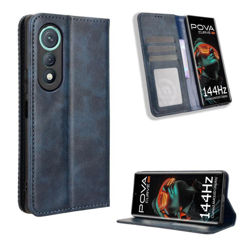 Magnetic Buckle Retro Texture Leather Phone Case, For Tecno Pova 7 Pro 5G, For Tecno Pova 7 5G, For Tecno Spark 40 Pro+ 4G, For Tecno Spark 40 Pro 4G, For Tecno Spark 40 4G, For Tecno Pova 7 Ultra 5G, For Tecno Pova 7 4G, For Tecno Spark Go 2 4G       ...