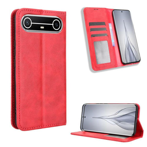 Magnetic Buckle Retro Texture Leather Phone Case, For Tecno Spark 50 Pro 4G, For Tecno Pova 8 Pro 5G, For Tecno Camon Slim 4G, For Tecno Pova 8 5G, For Tecno Spark 50 5G, For Tecno Pova Curve 2 5G, For Tecno Spark 50 4G, For Tecno Camon 50 Pro 4G      ...