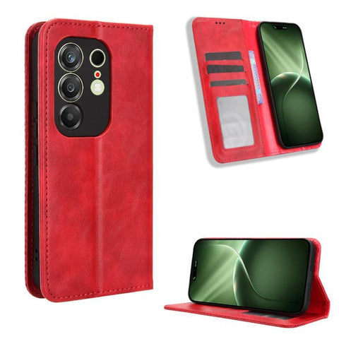 Magnetic Buckle Retro Texture Leather Phone Case, For Tecno Spark 50 Pro 4G, For Tecno Pova 8 Pro 5G, For Tecno Camon Slim 4G, For Tecno Pova 8 5G, For Tecno Spark 50 5G, For Tecno Pova Curve 2 5G, For Tecno Spark 50 4G, For Tecno Camon 50 Pro 4G      ...