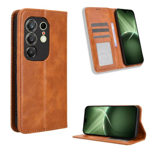 Magnetic Buckle Retro Texture Leather Phone Case, For Tecno Spark 50 Pro 4G, For Tecno Pova 8 Pro 5G, For Tecno Camon Slim 4G, For Tecno Pova 8 5G, For Tecno Spark 50 5G, For Tecno Pova Curve 2 5G, For Tecno Spark 50 4G, For Tecno Camon 50 Pro 4G      ...