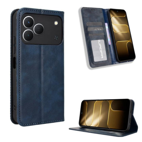 Magnetic Buckle Retro Texture Leather Phone Case, For Tecno Spark 50 Pro 4G, For Tecno Pova 8 Pro 5G, For Tecno Camon Slim 4G, For Tecno Pova 8 5G, For Tecno Spark 50 5G, For Tecno Pova Curve 2 5G, For Tecno Spark 50 4G, For Tecno Camon 50 Pro 4G      ...