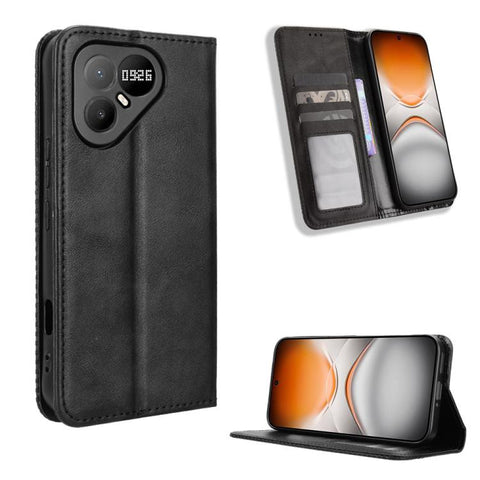 Magnetic Buckle Retro Texture Leather Phone Case, For Tecno Spark 50 Pro 4G, For Tecno Pova 8 Pro 5G, For Tecno Camon Slim 4G, For Tecno Pova 8 5G, For Tecno Spark 50 5G, For Tecno Pova Curve 2 5G, For Tecno Spark 50 4G, For Tecno Camon 50 Pro 4G      ...