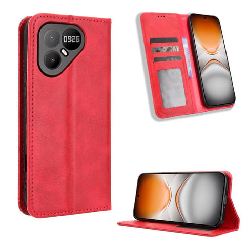 Magnetic Buckle Retro Texture Leather Phone Case, For Tecno Spark 50 Pro 4G, For Tecno Pova 8 Pro 5G, For Tecno Camon Slim 4G, For Tecno Pova 8 5G, For Tecno Spark 50 5G, For Tecno Pova Curve 2 5G, For Tecno Spark 50 4G, For Tecno Camon 50 Pro 4G      ...