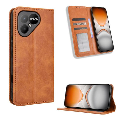 Magnetic Buckle Retro Texture Leather Phone Case, For Tecno Spark 50 Pro 4G, For Tecno Pova 8 Pro 5G, For Tecno Camon Slim 4G, For Tecno Pova 8 5G, For Tecno Spark 50 5G, For Tecno Pova Curve 2 5G, For Tecno Spark 50 4G, For Tecno Camon 50 Pro 4G      ...